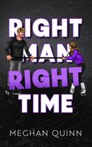 Couverture du livre « Vancouver Agitators Tome 3 : Right Man, Right Time » de Meghan Quinn aux éditions Hlab