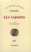 Couverture du livre « Les saisons » de Peter Bichsel aux éditions Gallimard