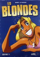 Couverture du livre « Les blondes ; COFFRET VOL.1 ; T.1 ET T.2 » de Dzack et Gaby aux éditions Soleil
