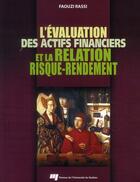 Couverture du livre « L'évaluation des actifs financiers et la relation risque-rendement » de Faouzi Rassi aux éditions Pu De Quebec