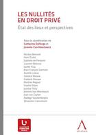 Couverture du livre « Les nullités en droit privé ; état des lieux et perspectives » de  aux éditions Anthemis