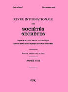 Couverture du livre « R.i.s.s. rose 1928-33 » de Ernest Jouin aux éditions Saint-remi