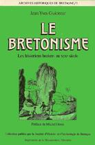 Couverture du livre « Bretonisme » de Jean-Yves Guiomar aux éditions Regionales De L'ouest
