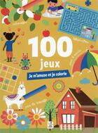 Couverture du livre « 100 pf - je m'amuse et je colorie » de  aux éditions Le Ballon