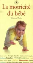 Couverture du livre « La motricité du bébé » de Clemence Mateos aux éditions Philippe Duval