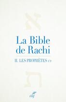 Couverture du livre « La Bible de Rachi t.2 ; les prophètes 1 » de Rachi aux éditions Cerf
