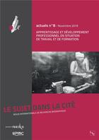 Couverture du livre « Apprentissage et developpement professionnel en situation de travail et de formation - vol08 » de Delory-Momberger C. aux éditions L'harmattan