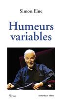 Couverture du livre « Humeurs variables » de Simon Eine aux éditions Riveneuve