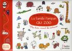 Couverture du livre « La famille Pompon au zoo ; mon livre-circuit des contraires » de Gwendoline Raisson et Nicolas Gouny aux éditions Belin Education