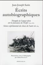 Couverture du livre « Écrits autobiographiques » de Jean-Joseph Surin aux éditions Millon