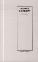 Couverture du livre « Musique et mouvement » de Anne Boissiere aux éditions Manucius