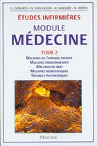 Couverture du livre « Module medecine t.2 ; etudes infirmieres » de U Gerlach et N Van Husen et W Wirth aux éditions Maloine