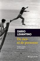 Couverture du livre « De rien ni de personne » de Dario Levantino aux éditions Rivages