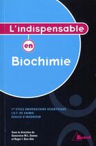 Couverture du livre « L'indispensable en biochimie » de Vamentini aux éditions Breal