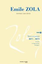 Couverture du livre « Emile Zola ; oeuvres complètes Tome 5 ; thiers au pouvoir 1871-1873 ; le curée ; le ventr de Paris ; chroniques » de Émile Zola aux éditions Nouveau Monde