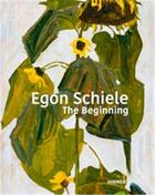 Couverture du livre « Egon schiele the beginning » de Christian Bauer aux éditions Hirmer