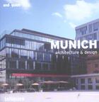 Couverture du livre « And guide munich architecture & design » de Fischer/Kunz aux éditions Teneues - Livre