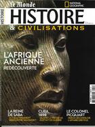 Couverture du livre « Histoire & civilisations n 55 afrique ancienne redecouverte - novembre 2019 » de  aux éditions Malesherbes