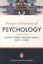 Couverture du livre « The penguin dictionary of psychology (4th edition) » de Reber\Reber\Allen aux éditions Adult Pbs