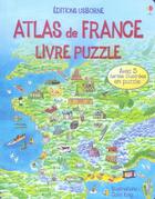Couverture du livre « Atlas de france livre puzzle » de Pearcey/King aux éditions Usborne