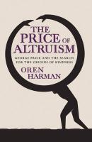 Couverture du livre « The Price Of Altruism » de Harman Oren aux éditions Random House Digital