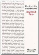 Couverture du livre « L'opium des intellectuels » de Raymond Aron aux éditions Calmann-levy