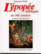 Couverture du livre « L'épopée biblique en 166 sonnets » de Hippolyte Paris aux éditions Nel