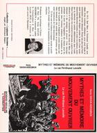 Couverture du livre « Mythes et memoire du mouvement ouvrier - le cas ferdinand lassalle » de Sonia Dayan-Herzbrun aux éditions L'harmattan