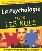 Couverture du livre « La psychologie pour les nuls » de Adam Cash aux éditions First