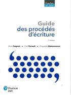 Couverture du livre « Guide des procedes d'ecriture 3e edition » de Gagnon/Perrault aux éditions Renouveau Pedagogique