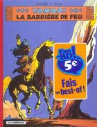 Couverture du livre « Yakari T.19 ; la barrière de feu » de Derib et Job aux éditions Lombard