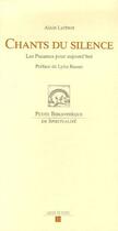 Couverture du livre « Chants du silence » de Alain Lerbret aux éditions Labor Et Fides