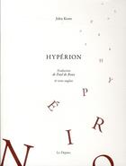 Couverture du livre « Hypérion » de John Keats aux éditions Dogana