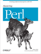Couverture du livre « Mastering Perl » de Brian D. Foy aux éditions O'reilly Media