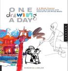 Couverture du livre « One drawing a day » de Veronica Lawlor aux éditions Quarry