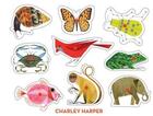 Couverture du livre « Charley harper classic wooden peg puzzle » de Fowler Gloria aux éditions Ammo