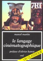 Couverture du livre « Le langage cinematographique » de Herve Martin aux éditions Cerf