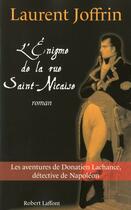 Couverture du livre « L'énigme de la rue Saint-Nicaise » de Laurent Joffrin aux éditions Robert Laffont