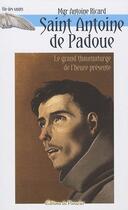 Couverture du livre « Saint Antoine de Padoue » de Antoine Ricard aux éditions Du Paraclet