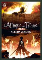 Couverture du livre « L'attaque des titans : agenda (édition 2021/2022) » de Hajime Isayama aux éditions Ynnis