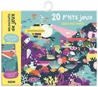 Couverture du livre « Ma pochette de jeux - 20 p'tits jeux sous les mers » de Loulou & Tummie aux éditions Philippe Auzou