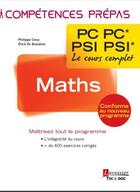 Couverture du livre « COMPETENCES PREPAS ; mathématiques PC PC*-PSI PSI* (2e année) » de Philippe Crocy et Eric De Brauwere aux éditions Tec Et Doc