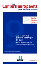 Couverture du livre « Vers de nouvelles pratiques académiques Est-Ouest ; acteurs et passeurs dans la culture universitaire en France » de Svetla Moussakova aux éditions Academia