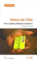 Couverture du livre « Retour de l'etat. pour quelles politiques sociales » de Delcourt Laure aux éditions Syllepse