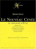 Couverture du livre « Nouveau Cyn&e de Aymeric Cruce » de Emeric Cruce aux éditions Pu De Rennes
