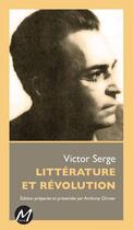 Couverture du livre « Littérature et révolution » de Victor Serge aux éditions M-editeur