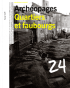 Couverture du livre « ARCHEOPAGES T.24 ; quartiers et faubourgs » de  aux éditions Inrap