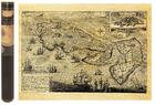 Couverture du livre « Ile de re en 1684 carte marine 58,5 cm x 42 cm » de  aux éditions Antica