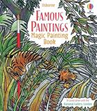 Couverture du livre « Famous paintings : magic painting book » de Ian Mcnee et Rosie Dickens aux éditions Usborne