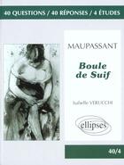 Couverture du livre « Maupassant, boule de suif » de Verucchi aux éditions Ellipses Marketing